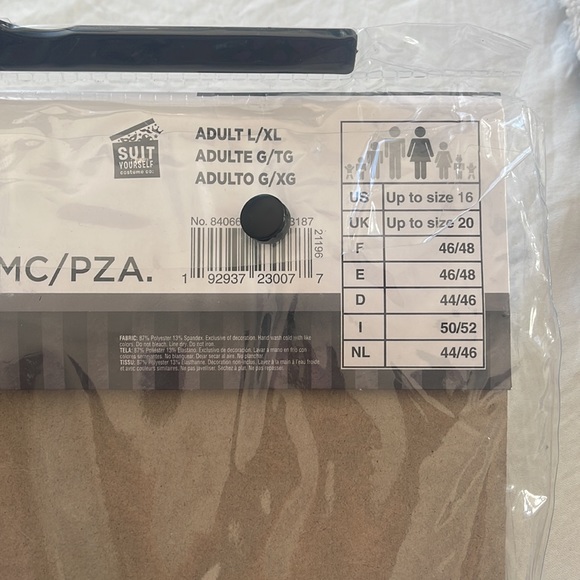 Skull Cat Suit Halloween costume BRAND NEW - Picture 2 of 2